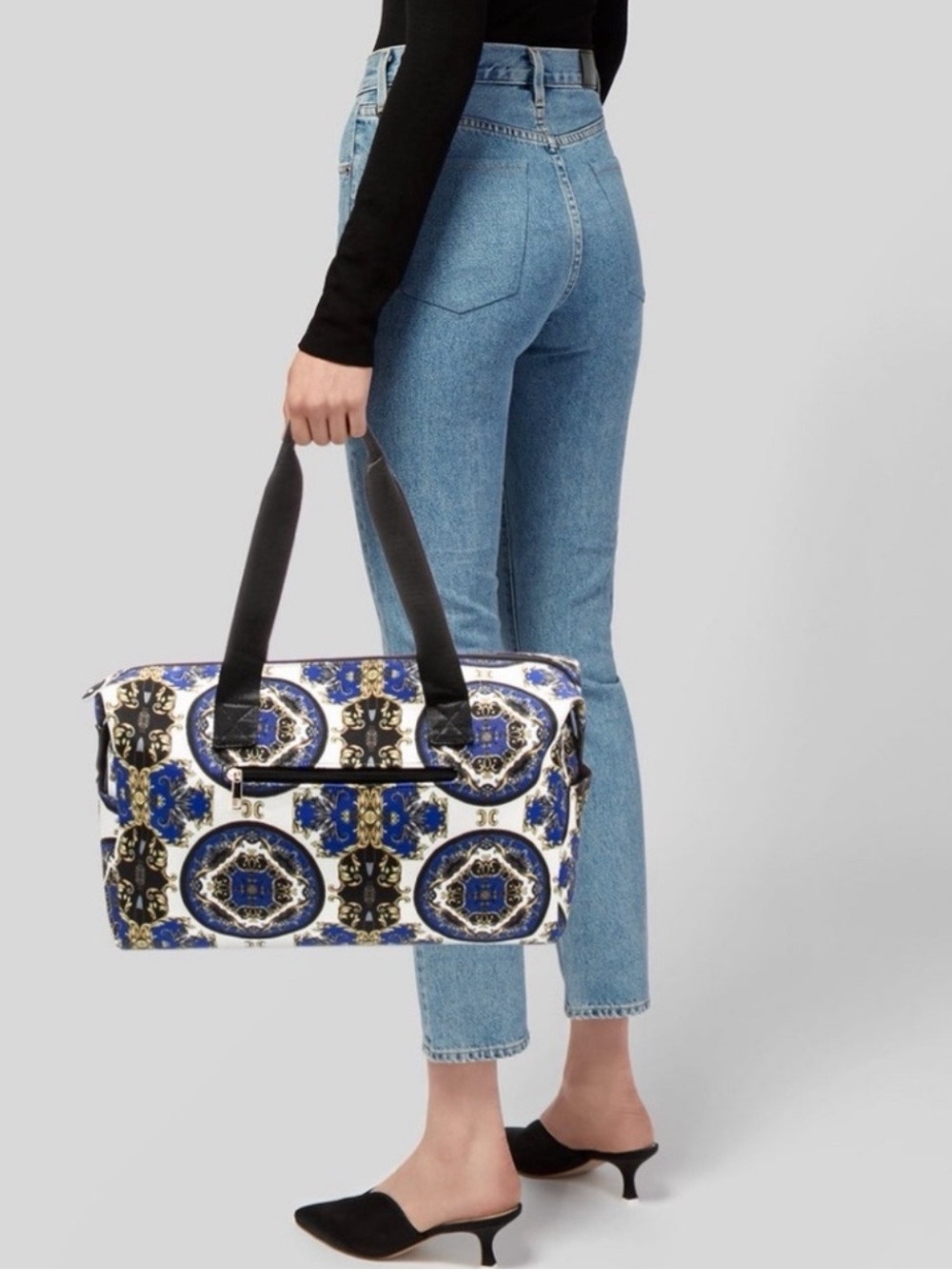⚡️NWT Alice + Olivia Regal Romance Sapphire Duffle Tote - Picture 4 of 9